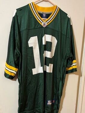 Green Bay Packers No.12 AARON RODGERS NFL Jersey - Green & Yellow